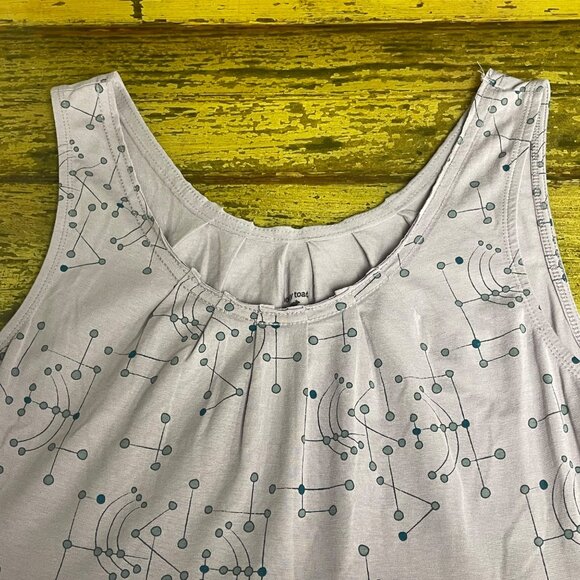 Horny Toad Lyra Dress Global Pursuit Abstract Geometric Sz MED Organic Cotton - Picture 3 of 8